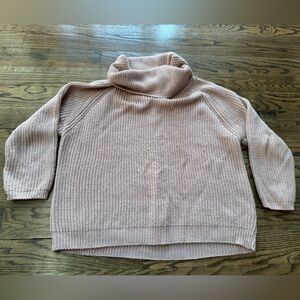Promesa Blush Chunky Knit Turtleneck Sweater S/M